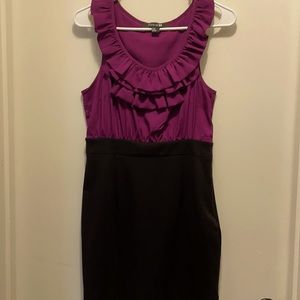 Purple and Black Cocktail Dress, Size Medium, Forever 21